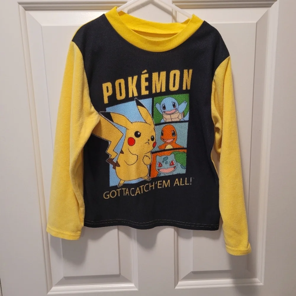 😊 Boy's 2 Piece Fleece Pokemon pajamas  8